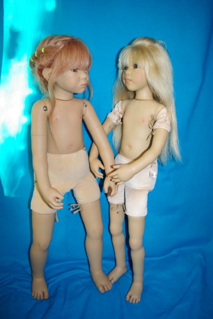 Сравниваем кукол Annette Himstedt 2002 и 2004 года. Efi, Pauline
