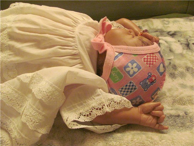 Моя принцесска Евангелинка - нам 1 месяц. Кукла реборн:)