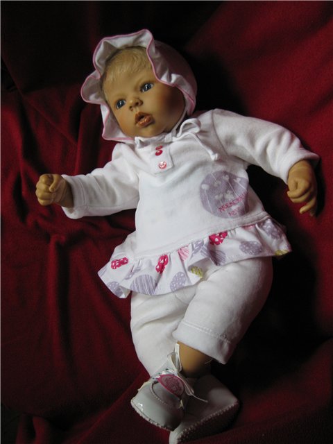 Заинька, или Коллекционная кукла Эмма-Мария от Роланды Хаймер (фото 7)