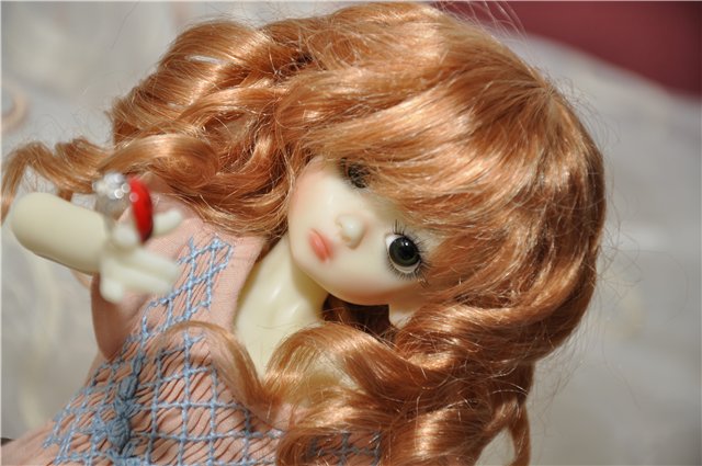 Зеленоглазое рыжее солнышко. Мой первый тиник Lillie Elf от Kaye Wiggs