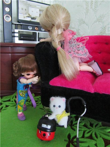 Розовая сказка для маленькой девочки