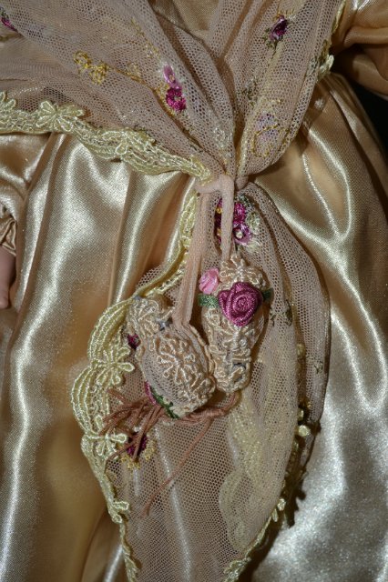 "Посреди золотого поля встанет..." - "золотая" кукла от Линды Рик (фото 6)