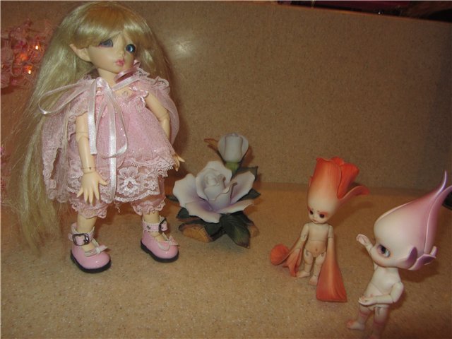 Цветочная история. Цветочки от Dollzone Fairies и Do, FairyLand LittleFee Ante Elf