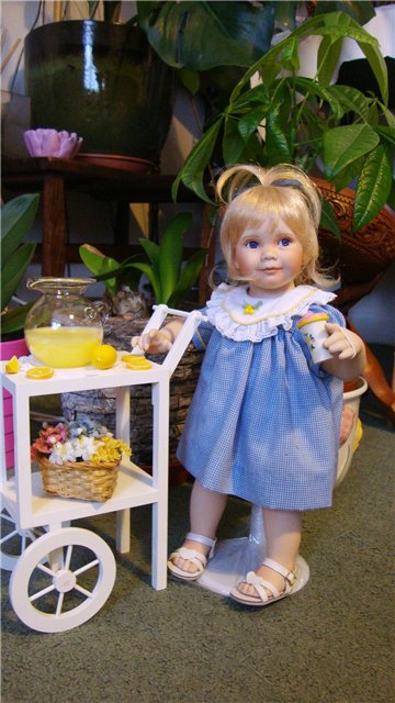 Еще одна маленькая очаровашечка, кукла из фарфора от Анны Тиммерман