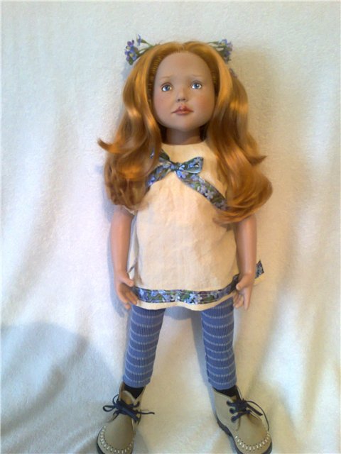 Милый рыжик - игровая кукла Tania от Zwergnase