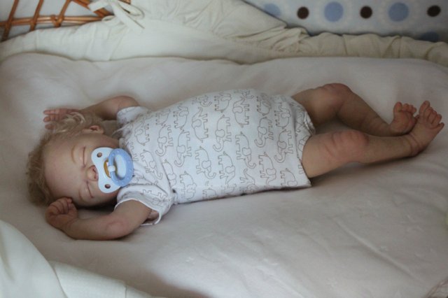 Мальчик одуванчик... Куколка реборн Вишни Виктории