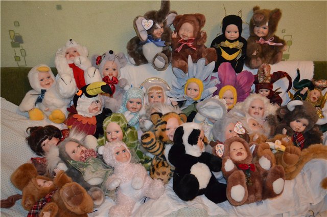 Такие смешные... Кто они? Плюшевые кукло-звери CUDDLE KIDS