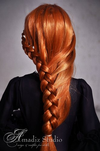 Невероятные парики для кукол БЖД от: Amadiz Studio