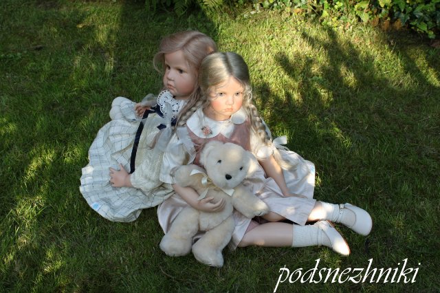 Летние девочки - редкие белокурые красавицы от Хильдегард Гюнцель для Walterhäuser Puppenmanufaktur