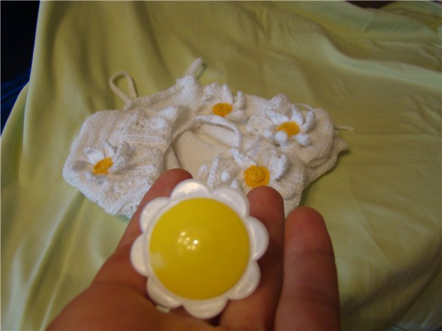 Раз ромашка,два ромашка...идея ценой в 15 рублей. Комплект для моей куклы реборн (фото 5)