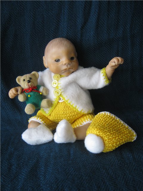 Мой капризный малыш. Авторская кукла Виктории Балибок (фото 6)