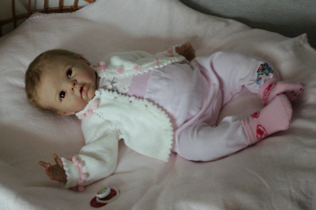 Неженка - Кристочка... Куколка реборн Виктории Вишни