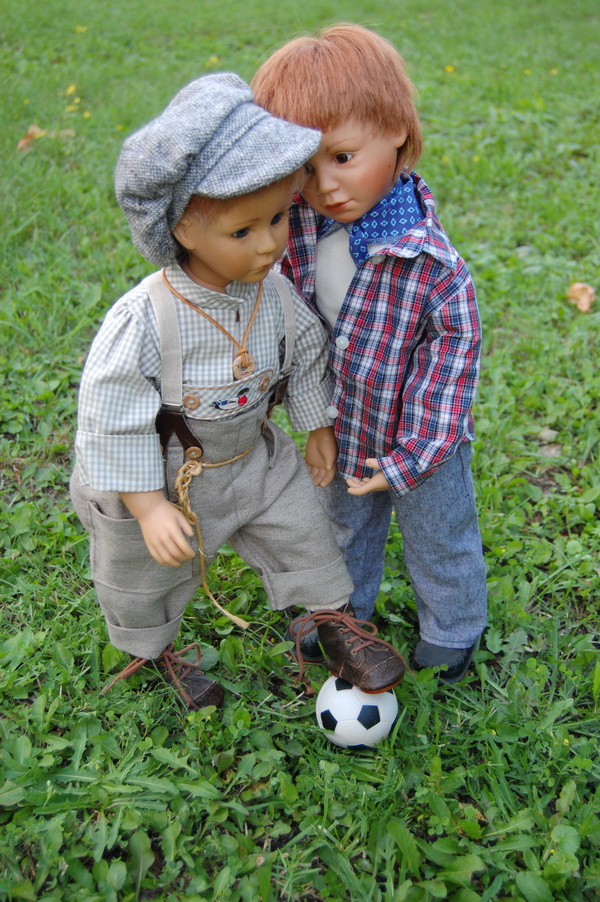 Мальчишки и футбол. Куклы Bettina Feigenspan-Hirsch (фото 6)