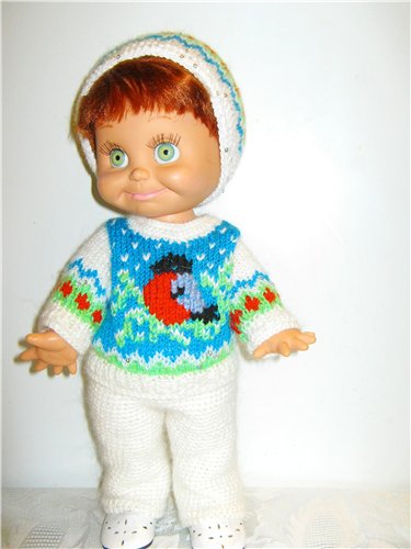 И опять снегири... Комплекты теплой одежды для фэйсинок, паолочек и кукол Готц