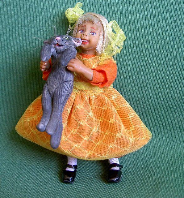 Лиза, авторская кукла — Лепка авторских кукол: полимерная глина (фото 4)