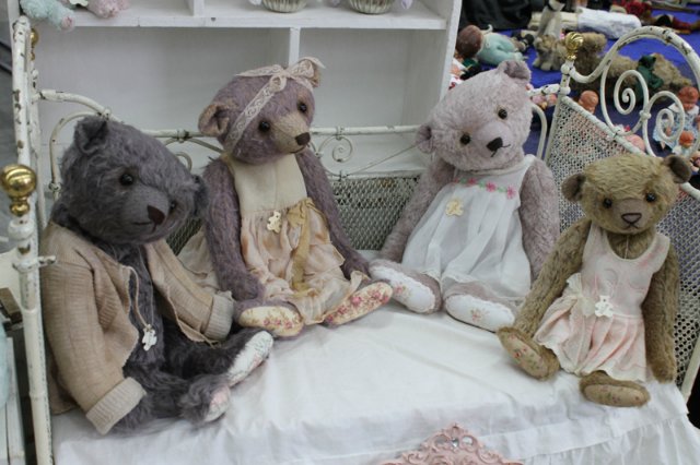 Выставка TEDDYBÄR TOTAL в Мюнстере 2015. Часть первая - мишечная. Фоторепортаж