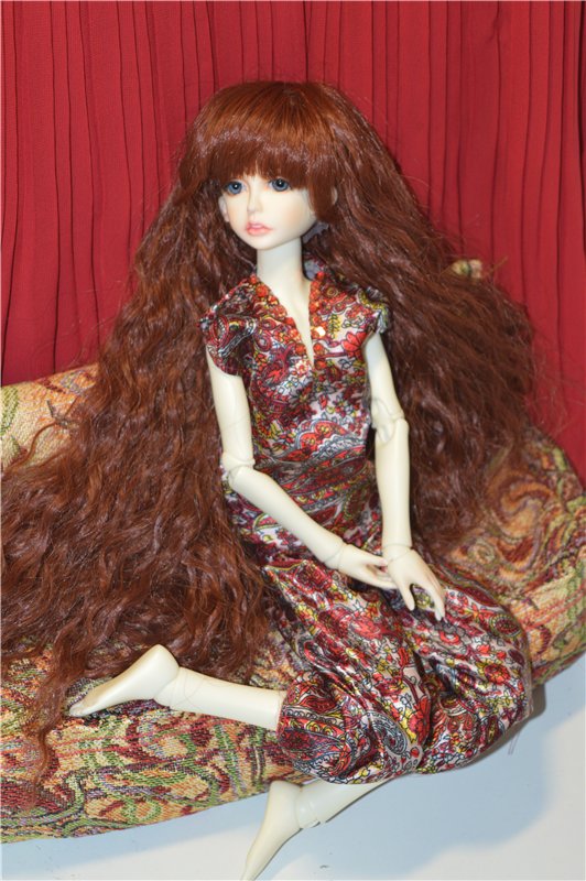 Красный пейсли | Бэйбики Красный пейсли — Одежда и обувь для кукол своими руками: фото