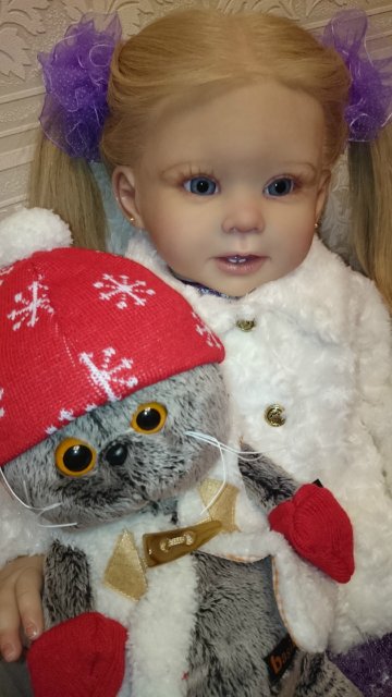 Мое солнышко - малышка Джастина из молда Бонни by Linda Murray