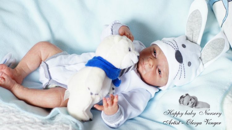 Андрейка-Веселейка. Кукла реборн Олеси Венгер