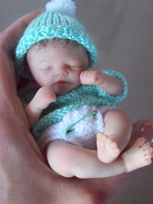 Детки - куклы OOAK — Авторские миниатюрные куклы: лепка (фото 7)