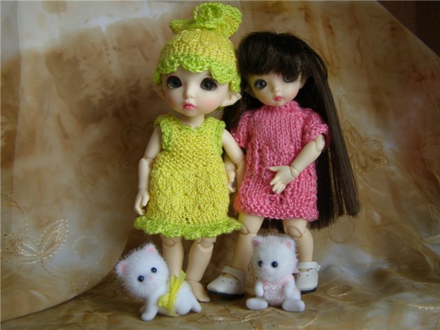 Новые вязалочки для моих девочек (фото 2)