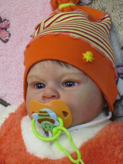 Пасхальная Маечка.Кукла реборн из Каморки папы Карло (фото 4)