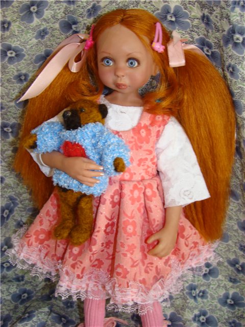 Эмма - рыжее чудо. Авторская кукла Кондрашовой Ирины