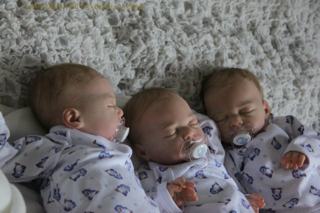 Тройняшки Джошики... Куколки реборн Виктории Вишни