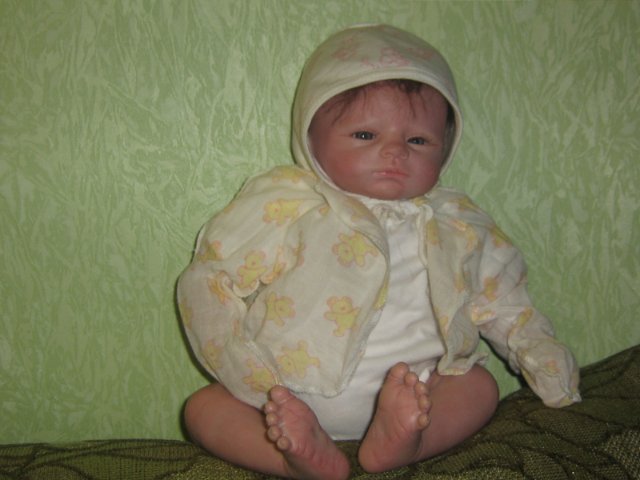 Моя первая малышка реборн Викуша