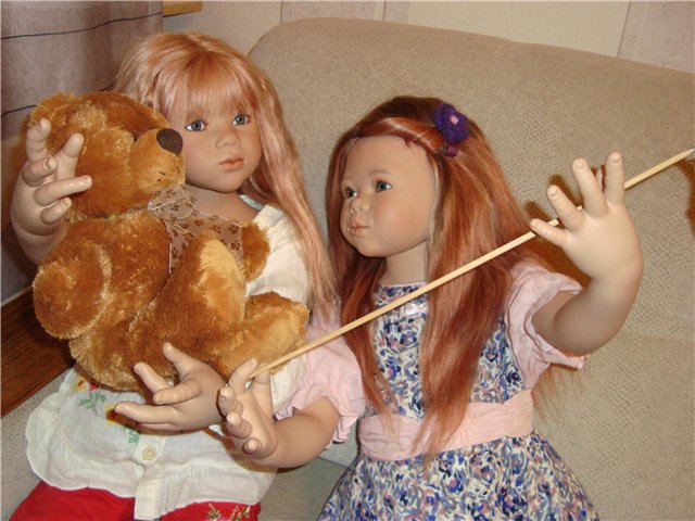 Первые куколки от Annette Himstedt в нашей коллекции: Tippi и Liniki 2006 года