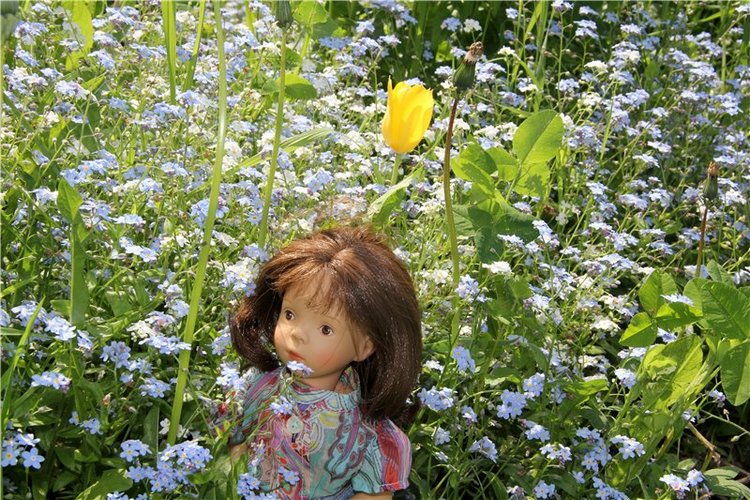 Что такое отпуск? Это - Незабудковое Лето. Minouche от Sylvia Natterer