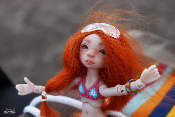 Как Фиби в отпуск съездила. Авторская бжд-мышка Лидии Снуль