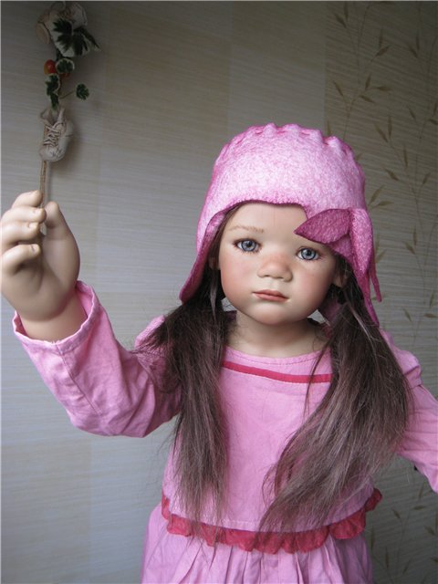 А вот и мы! Коллекционная кукла Himstedt Milina 2008 (фото 3)