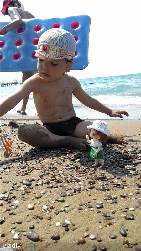 Один день Стеши на море — Куклы Fairyland (ФэйриЛэнд): BJD (БЖД) (фото 8)