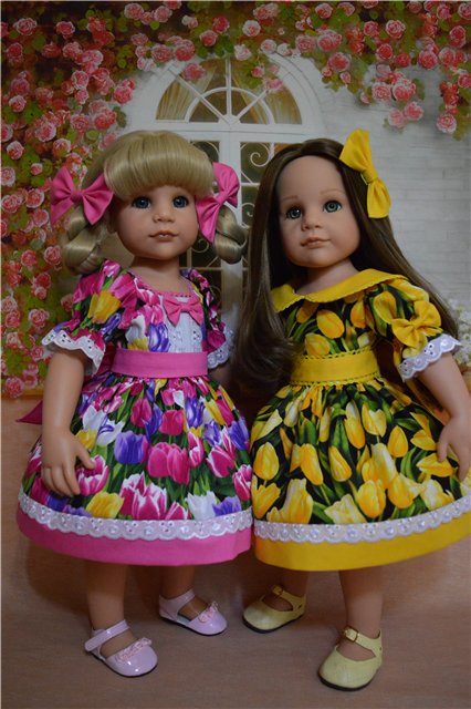 Весенние цветы для девочек Готц (фото 3)