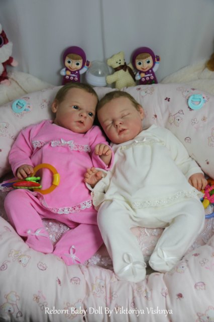 Близняшечки Ноа... Куколки реборн Виктории Вишни
