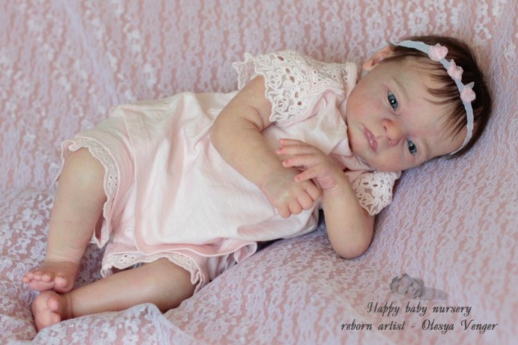 Моя Кирочка. Ненаглядная моя крошечка. Кукла реборн Олеси Венгер