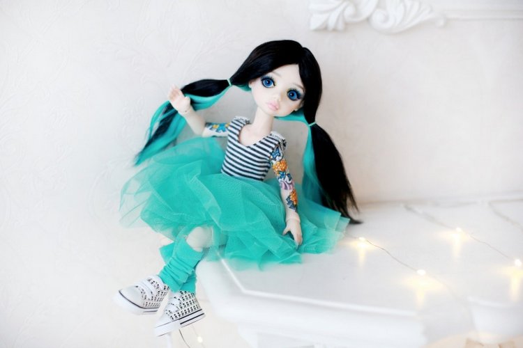 Знакомьтесь, сестренка Элли - Энни или Эмми? Авторские шарнирные куклы (фото 5)