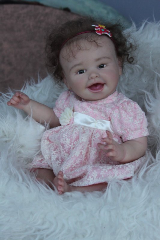 Девочка Весна, кукла-реборн Элины Кудрявцевой