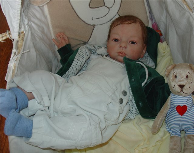 Игорёшка. Кукла Реборн из молда Алиса от Н. Блик