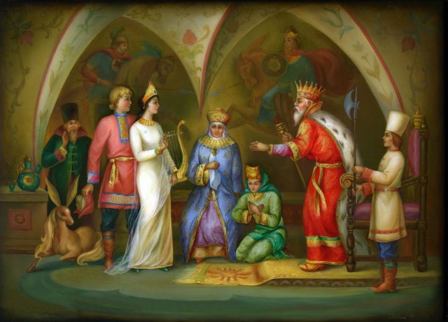 Усмотри тропинку в сказку или Здесь русский дух, здесь Русью пахнет. Федоскинская лаковая миниатюра