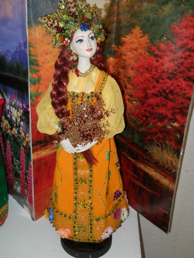 Выставка авторских кукол Ирины Веденеевой в Краеведческом музее г. Ессентуки