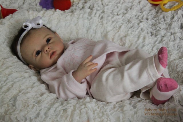 Девочка Кристочка... Куколка реборн Виктории Вишни