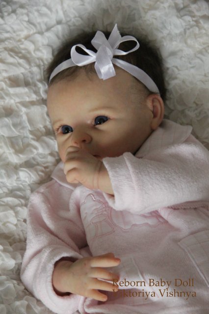 Девочка Кристочка... Куколка реборн Виктории Вишни