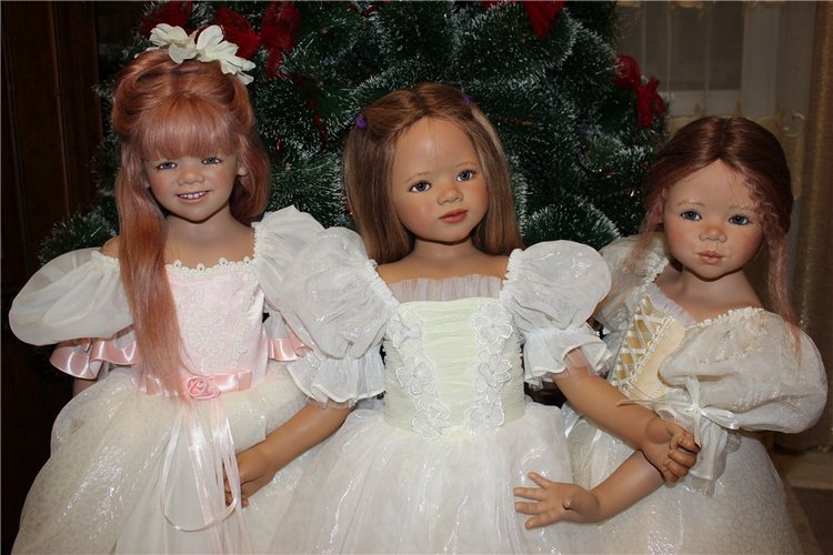 С наступающим Новым годом! Куклы Annette Himstedt