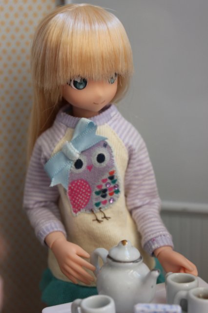 Блины на масленицу, миниатюра для кукол в формате 1/6