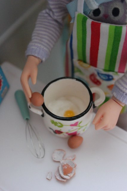 Блины на масленицу, миниатюра для кукол в формате 1/6 (фото 4)