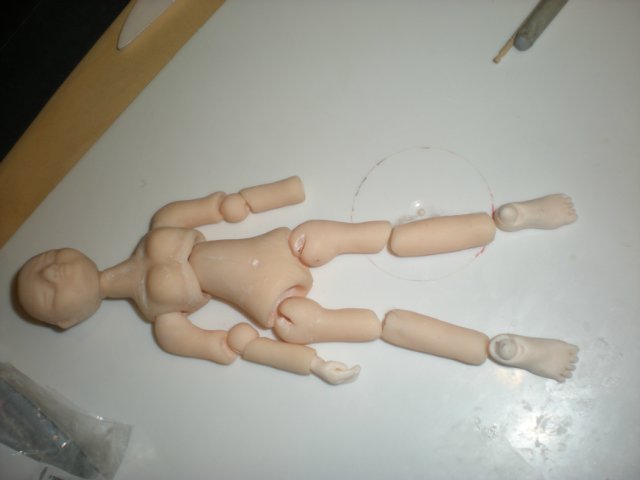 Очередная "моя первая шарнирная кукла" (фото 6)