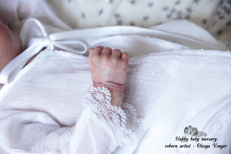 Моя принцесса Крошечка-Кокошечка. Кукла реборн Олеси Венгер (фото 8)