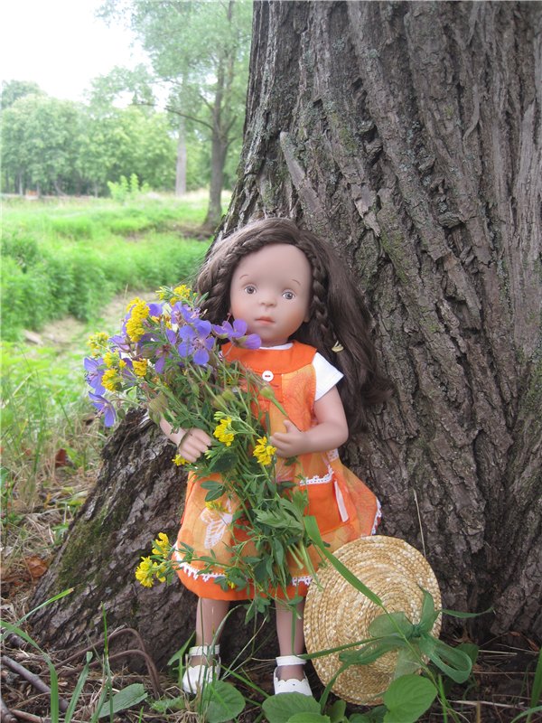 Моя маленькая художница. Кукла Kaethe Kruse Таточка | Бэйбики Моя маленькая художница. Кукла Kaethe Kruse Таточка